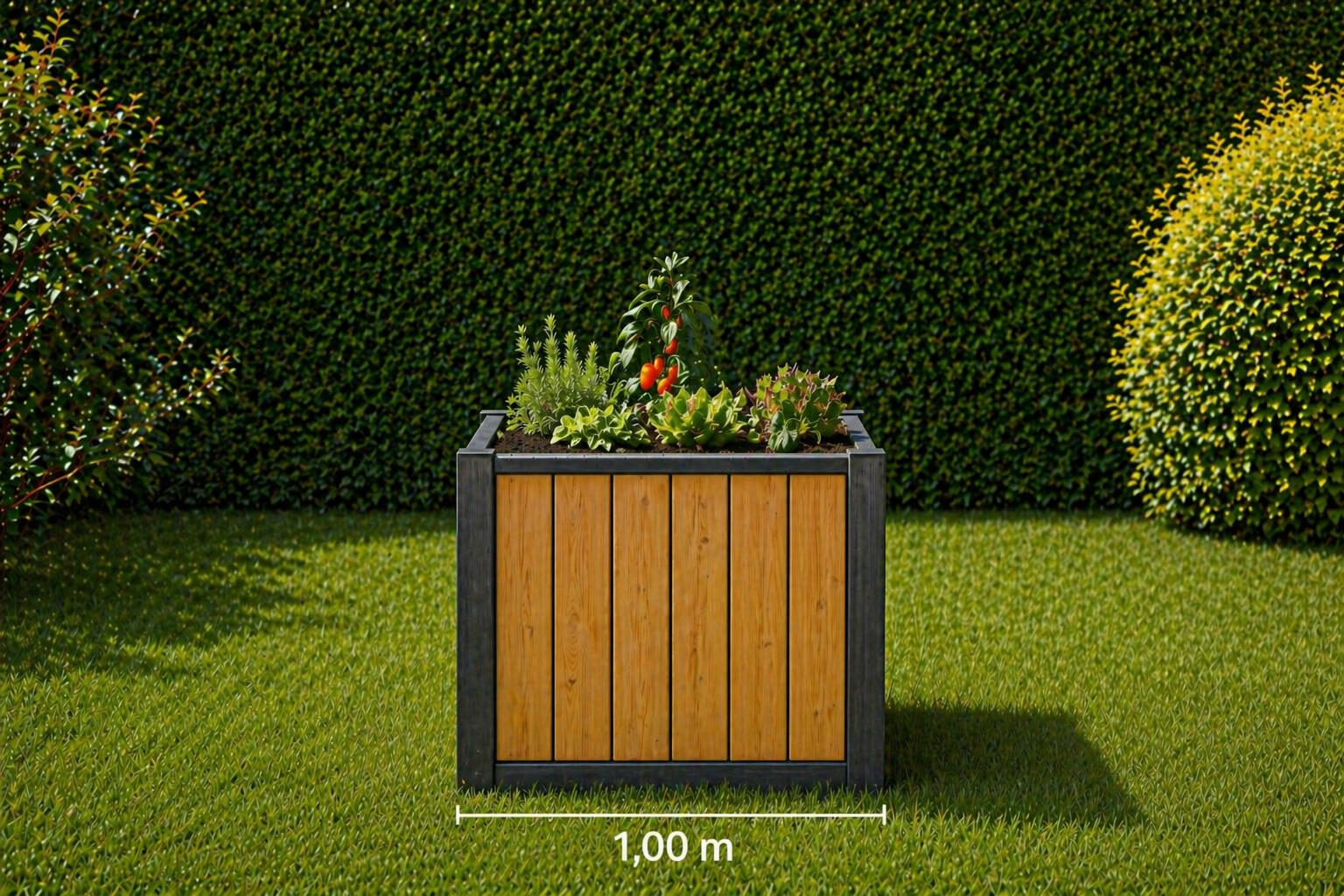Hochbeet 1x1 Meter